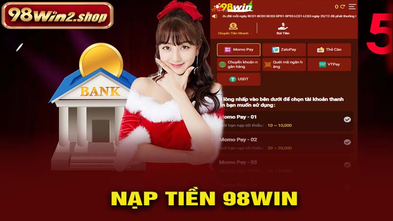 Nạp tiền 98win